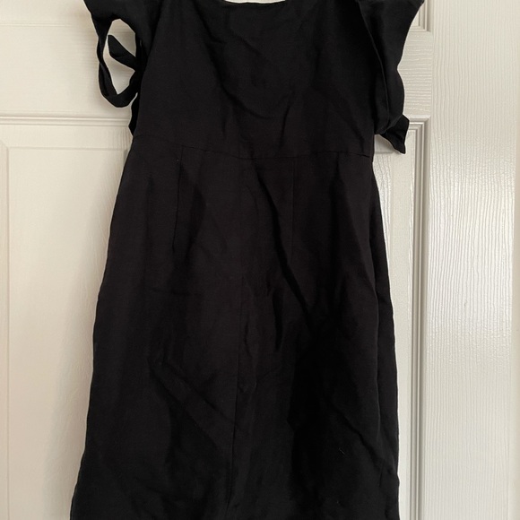 Abercrombie and Fitch black linen dress - Picture 3 of 3